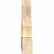 Ekena Millwork Saratoga Rough Sawn Timber Gable Bracket, Douglas Fir, 48"W x 22"H x 4"D x 6"F, 11/12 Pitch GBW048X22X0406SAR00RDF - alternate 2
